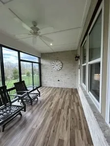 Loveland OH - Limewash Brick Project - Sunroom
